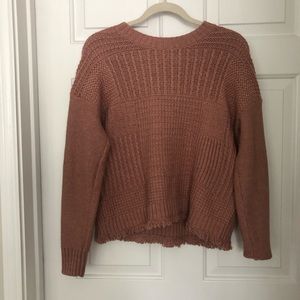 Madewell Blush/orange Sweater